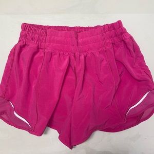 SONIC PINK LULULEMON SHORTS!